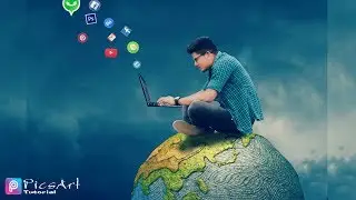 DIgital World Photo Manipulation PICSART Tutorial