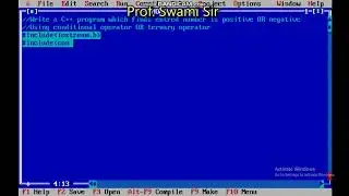 postive OR negative using conditional OR ternary operator