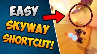 Hot Air Skyway Shortcut CTR | CTR Nitro Fueled Tips #14 | EASIER THAN YOU THINK!