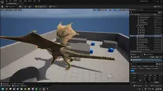 Dragon VS Archer #1 | Unreal Engine 5 | Setting up the character in level