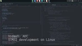 ADC | STM32 development on Linux | VIDEO 5