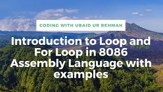 Introduction to Loop | For Loop in 8086 Assembly Language with examples