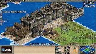 Voobly AOE2 1.6: CBA Hero, 4 vs 4 team game