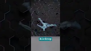 Airdrop animation made with Cascadeur + Blender