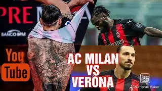 Hasil liga italia TADI MALAM || AC MILAN VS VERONA 2-2