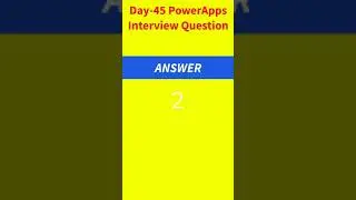 Day 45 Error Handling in PowerApps | powerapps interview questions and answers 