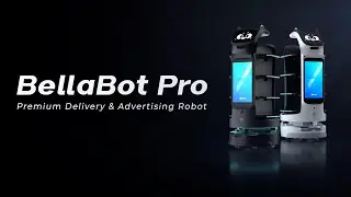 BellaBot Pro - Premium Delivery & Advertising Robot | Pudu Robotics