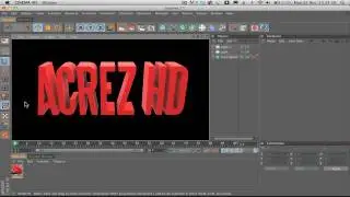 Cinema 4D Tutorial: How to Export 3D Text to Photoshop (Alpha Channel) - AcrezHD