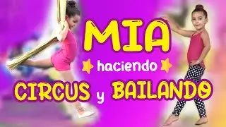 MIA EN PRESENTACIÓN HACIENDO CIRCUS Y BAILANDO