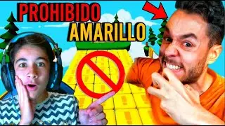 LE PROHIBI TOCAR EL COLOR AMARILLO a YOUTUBERS en STUMBLE GUYS...😱
