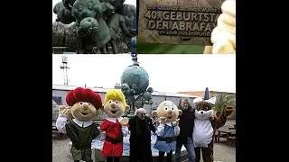Enthüllung Abrafaxe-Brunnen im Fimpark Babelsberg am 31.03.2015