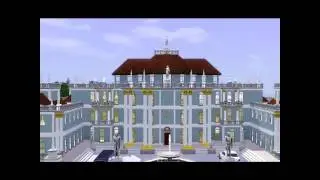 A luxury house on the Sims 3 - The exterior