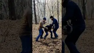 Прикладной рукопашный бой|Приемы самообороны от двух нападающих