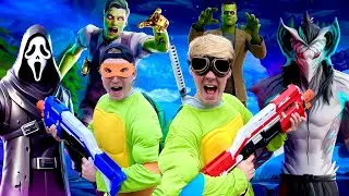 FORTNITEMARES x TEENAGE MUTANT NINJA TURTLES IRL! (Battle Royal)