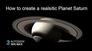 Tutorial, How create Planet Saturn by 3ds max
