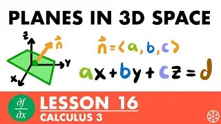 Planes in 3D Space | Calculus 3 Lesson 16 - JK Math