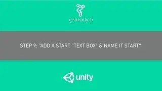 "Stop Watch" - Step 9: "Add a Start "TEXT BOX" & Name it START"