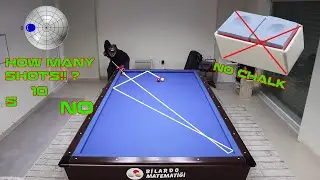 50₺ Bilardo Istaka Uç 3 Bant Bilardo Tebeşir Sürmeden Kaç Atış!!? 5 10 20?