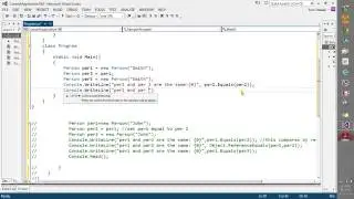 001 Object Equals and Reference Equals