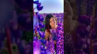 Снимала тут на днях девушку  с люпинами :)
