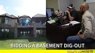 BIDDING on a BASEMENT DIG-OUT