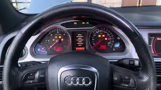 ESP fault! See owner’s manual Audi A6C6 3.0TDI Не заводится мотор
