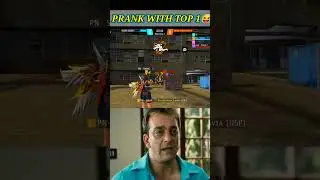 Prank With Region Top 1 player 😂 - Garena free fire Max #shorts #freefire