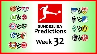 2018-19 BUNDESLIGA PREDICTIONS - WEEK 32