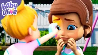 OUCH ! Charlie reçoit un Boo Boo 👶 Famille Enfants Dessins animés 💖 Baby Alive Officiel