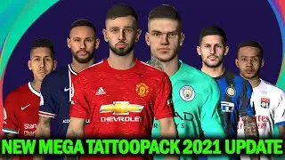 PES 2017 | New Mega Tattoopack 2021 AIO [ 800+ New Faces And Tattoo ]