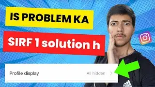 Instagram Profile Display Hidden Kya Hota Hai ? Instagram Edit Profile |