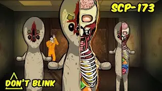 DON'T BLINK 🥜 | SCP-173 | The Sculpture (SCP Animation)