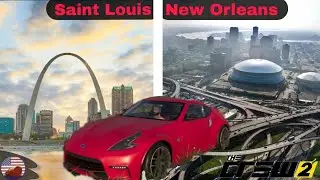 Путешествие на Nissan 370z: из Saint Louis в New Orleans в The Crew 2