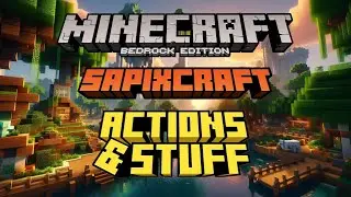 MINECRAFT | BEDROCK | SAPIXCRAFT/ACTIONS & STUFF | PC ULTRAWIDE LIVESTREAM