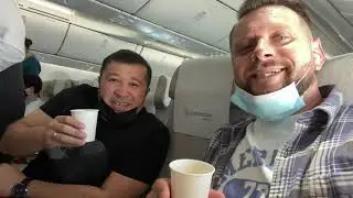 12-hour flight✈️ New York🇺🇸 Tashkent🇺🇿