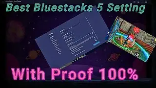 Bluestacks 5 Best Setting Free fire No lag with proof || Without Graphic Card Window 7,8,10,11