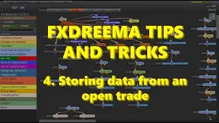 Storing data from an open trade