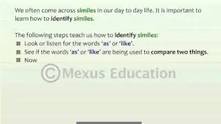 Similes | English Grammar | iken | ikenedu | ikenApp