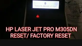 I Restored Factory Settings on My HP Printer