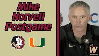 FSU Football | Mike Norvell Postgame Interview after 27-20 win over Miami | Warchant TV 