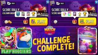 2 Solo/Score Rally Column Mania+Bombs Away 5850 Score/ Score Market+Blow'Em Up 3875 Score