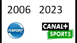 Ewolucja loga Canal+ Sport 5 2006-2023