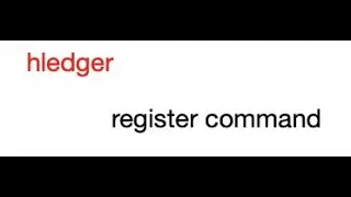 The Basics: The hledger Register Command