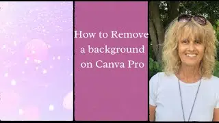 How to remove a background from Canva using Pro