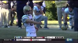2014 Georgia Tech at Georgia - Final Drive of Regulation