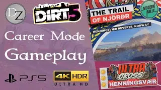 DIRT 5 - Career Mode Gameplay - Ultra Cross Henningsvaer [4K UHD HDR 60FPS]
