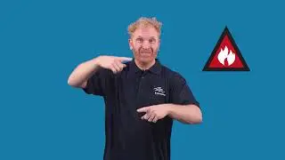 Bushfire evacuation information in Auslan