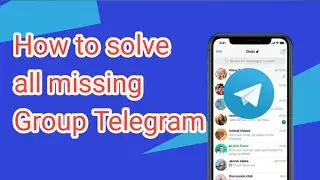 របៀបដោះស្រាយបញ្ហាបាត់ Group Channel ឬ Friends ដែលលេងៗក៏បាត់ telegram (archive chat) @KHLearning