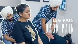 Leg Pain & Back Pain Helped, Visit 1 #deepchiropractor #legpain #sciatica #backpain #ludhiana