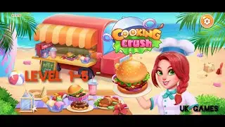 Kitchen Crush | Level 1-5 | Gameplay | Playstore Games |  Walkthrough | Android iOS | (Uk Games)